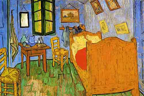Bedroom-at-Arles, Vincent-van-Gogh